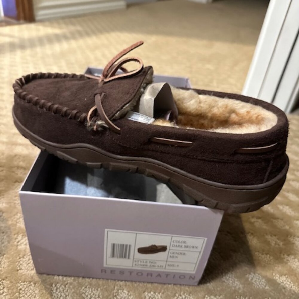 RESTORATION MENS LODGE SLIPPER Men 9 M